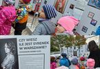Kolaż zdjęć przedszkolaków zwiedzających wystawę #Syrenka Warszawska.