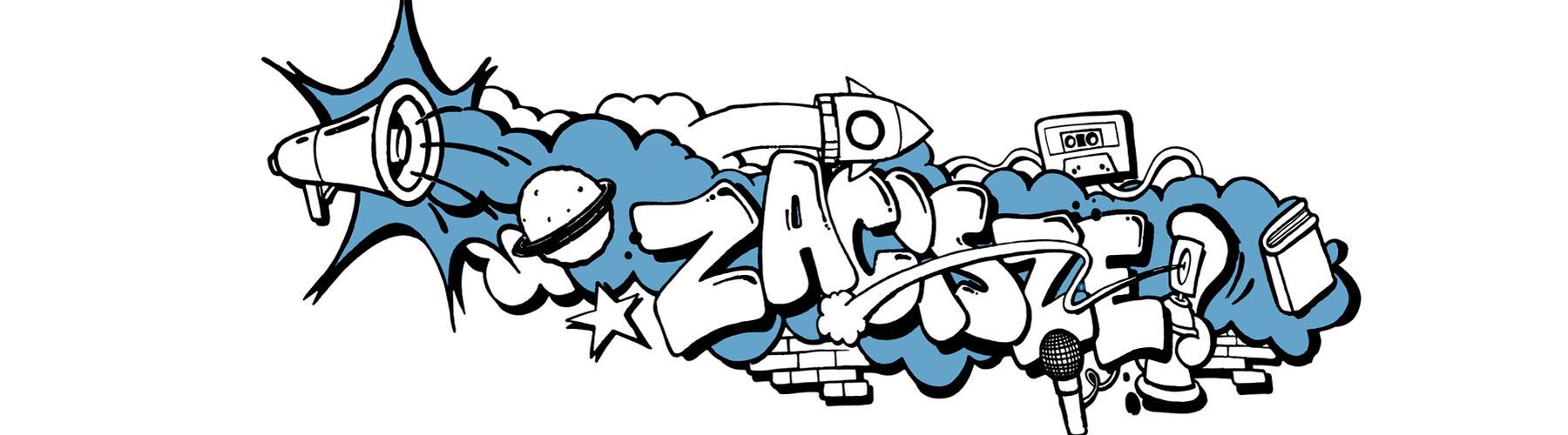 Graffiti z napisem Zacisze