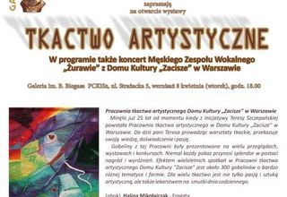 Wystawa w Ciechanowie: Tkactwo artystyczne