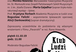 Klub Ludzi Kultury: Dlaczego kochamy operę? Klub Ludzi Kultury: Dlaczego kochamy operę?