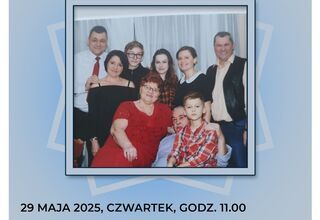 Plakat na Spotkanie Klubu Historycznego. Zdjęcie rodzinne