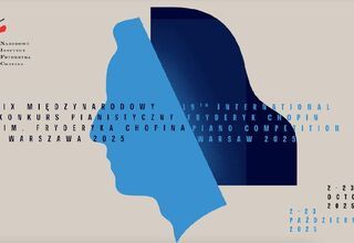 Plakat kolorowy na Konkurs chopinowski 2025