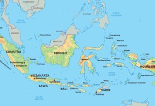 Mapa Indonezji, foto:https://www.albatros.pl/kierunki-podrozy/azja/indonezja/mapy