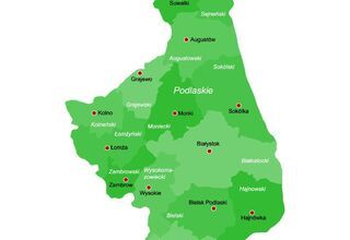 Mapa Województwa Podlaskiego, foto: https://wczasypolskie.pl/powiaty-w-polsce-zadania-mapa-powiatow?start=16