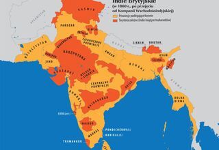 Mapa Indii Brytyjskich, foto:https://www.ztekiprezesa.pl/brytyjska-kompania-wschodnioindyjska/
