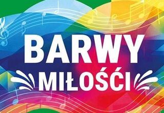 Grafika: Barwy Miłości, kolorowe tło z delikatnymi nutkami