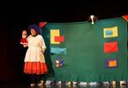 „Wyspa pacynek” przedstawienie teatralne w wykonaniu Teatru pod Orzełkiem