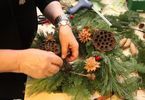 Florystyka: Stroik świąteczny