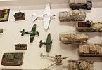 Figurki samolotów i pojazdów wojennych