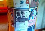 Wystawa plakatów promujących wydarzenia Domu Kultury Zacisze