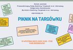 Plakat z informacjami o działaniach podczas Pikniku