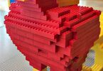 Czerwona kura z LEGO