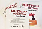 Okładka od płyty winylowej Muzyczna Pocztówka z Warszawy