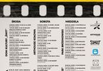 Zdjęcie: plakat z napisem na żółtym tle Letnie kino plenerowe dla dorosłych