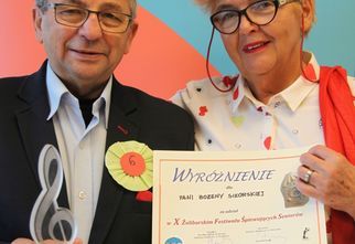 Gratulacje dla Bożeny Sikorskiej i Tadeusza Kowalczyka