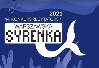Grafika z logo 44. Konkurs Recytatorski Warszawska Syrenka
