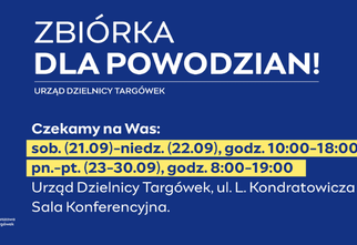 Granatowa grafika z białą czcionką i żółtym polem