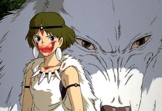 Grafika: filmweb.pl/film/Ksi%C4%99%C5%BCniczka+Mononoke-1997-97