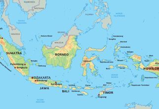 Mapa Indonezji, foto:https://www.albatros.pl/kierunki-podrozy/azja/indonezja/mapy