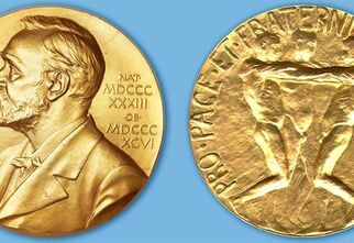 Medal Nagrody Nobla, foto: https://www.wiatrak.nl/12099/ciekawostki-o-laureatach-nagrody-nobla