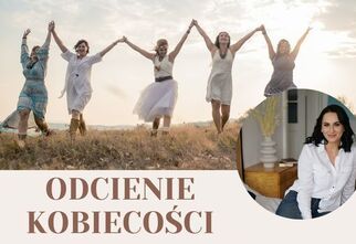 Grafika: kobiety trzymające się za ręce, skaczące do góry