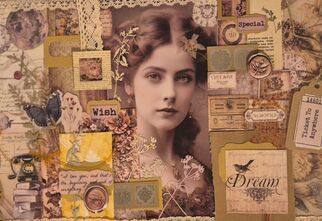 Zdjęcie: kolaż w stylu retro z wykorzystaniem zdjęć vintage