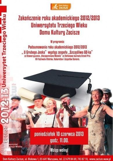 Zakończenie roku akademickiego UTW 2012/2013