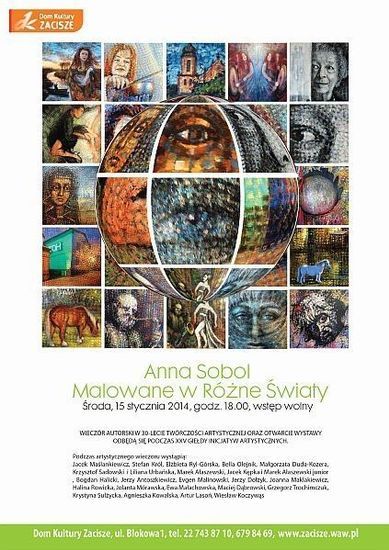 Wystawa Anny Sobol: Malowane w różne światy