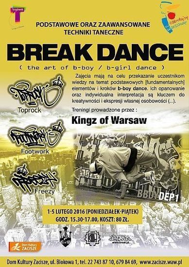 Warsztaty breaking ( BREAK DANCE )