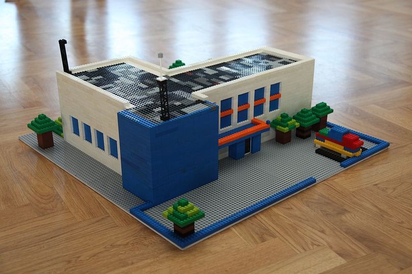 DK Zacisze z klocków Lego