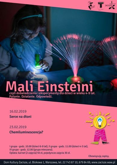 Mali Einsteini: Chemiluminescencja?