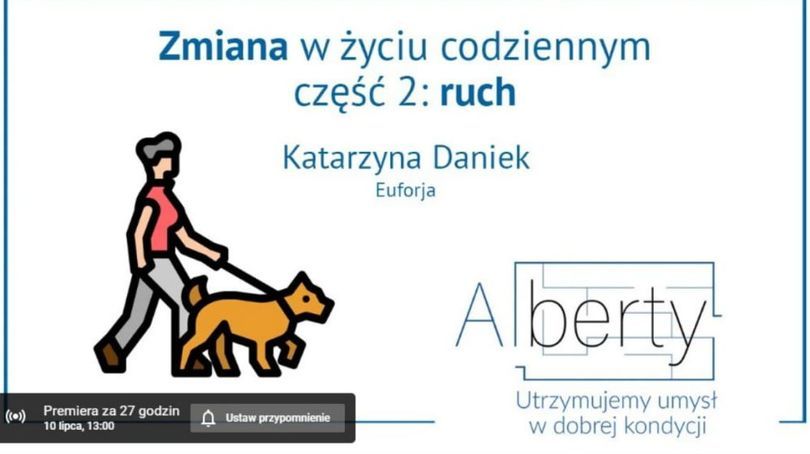 Wykład UTW online: Zmiana w codziennym życiu cz.2