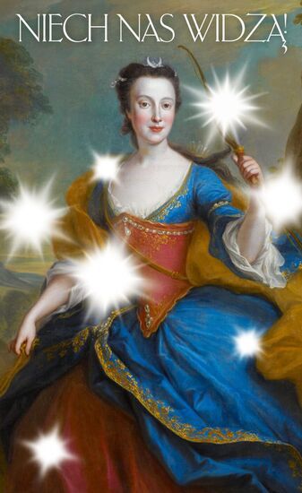 Zdjęcie plakatu wystawy: Kobieta w stroju królewskim