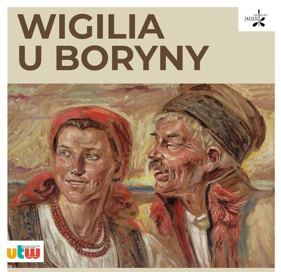 Plakat: Mężczyzna w stroju ludowym i młoda dziewczyna