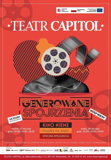 Plakat: Generowane Spojrzenia. Teatr Capitol