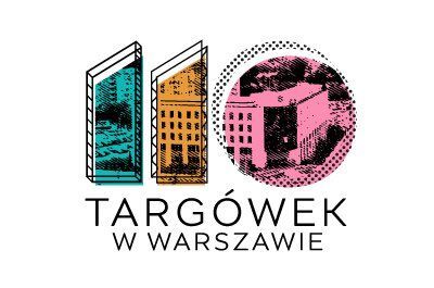 Grafika: 110 lat Targówka, litery wypełnione zdjęciami z Targówka- Urzędu Dzielnicy i fragment osiedla, źródło: Urząd Dzielnicy Targówek